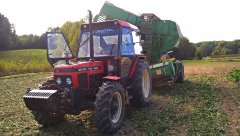 Zetor 7745 Turbo + Stoll V202