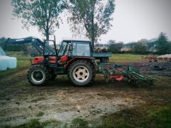 Zetor 7745 turbo z agregatem 2.6m