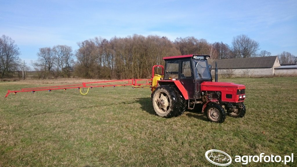 Zdjęcie traktor Zetor 4718 + bliźniaki + biardzki 400l id:637644 ...