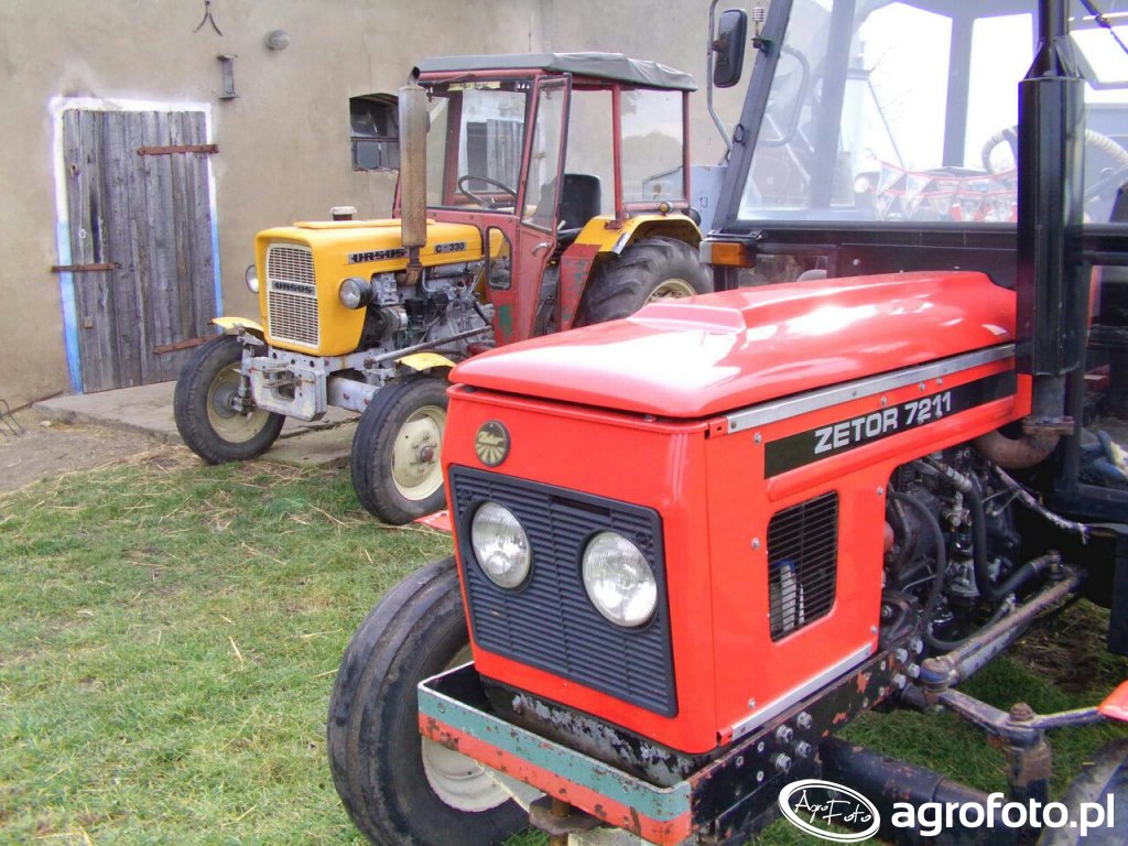 Foto Ciagnik Zetor 7211 &Ursus C-330 Id:626664 - Galeria Rolnicza Agrofoto