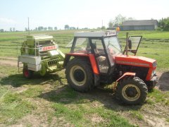 Zetor 10145 + Claas