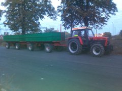 Zetor 10145 i 2 przyczepy