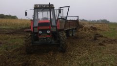 Zetor 10145 i rozrzutnik