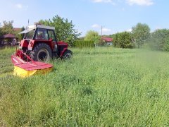 Zetor 10145 z polską kosiarką