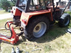 Zetor 12145 i kosiarka bijakowa