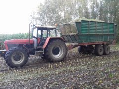 Zetor 12245 ZTS & Rosyjski Roztrząsacz