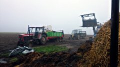 Zetor 8011 & Warfama N-218 + Ursus C-360 & Warfama N-218