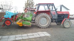 Zetor 8011 wraz z zestawem uprawowo siewnym