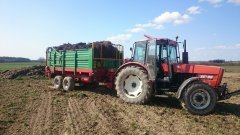 Zetor 9540 + rozrzutnik 8t