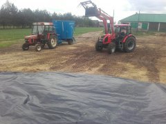 Zetor Proxima 100 & Zetor 7711 + Euromilk RINO FX1000