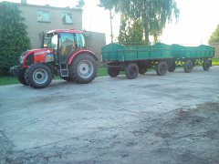 Zetor proxima 85 & przyczepy