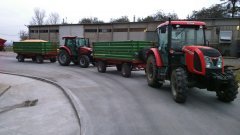 Zetor Proxima 65, Case Farmall 75A, 2x Pronar