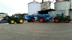 John Deere i Fendt & 2x Lemken  Albatros  6/9000