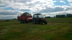 Zetor 6718 & Przyczepa samozbierąjaca Deutz Fahr k 327