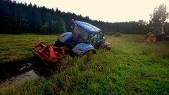 New Holland t7.270 & mulczer Kverneland New Holland T7030 & Uniforest