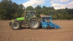 Deutz fahr K610 + Rabe Turboseed