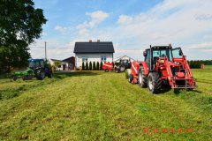 Massey Ferguson x2 Metal-fach x2 ladnini Alpine 70 i Samasz