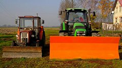 Pług SAM + Deutz Fahr Agrotron 130