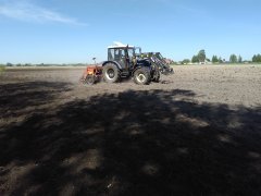 Farmtrac 675 DT + Rol-Masz Kutno