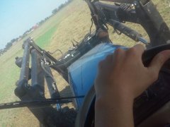 Farmtrac 690 dt + przetrząsacz SaMasz