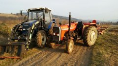 Farmtrac 70 4wd & Massey Ferguson 255