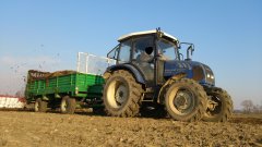 Farmtrac 704WD&rozrzutnik 2 osiowy