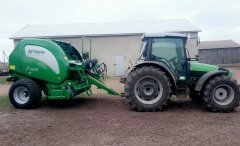 McHale F5400 + DeutzFahr Agrofarm 430
