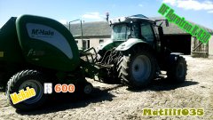 Prasa rolująca McHale F5 600 + Deutz Fahr