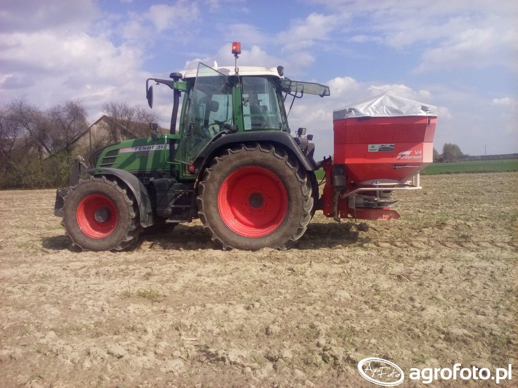 Fendt 312 Vario TMS + Rauch Axis 30.2
