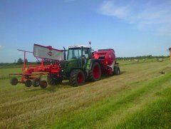 Fendt 312 Vario+Lely Werger+ Kuhn