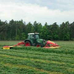 Fendt 412 vario TMS & 2xPottinger