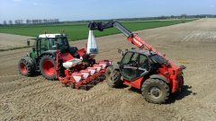 Fendt 414 Vario & Accord Optima NT & Manitou 634 LSU