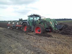 Fendt 818 + Kverneland