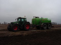 Fendt 818 Vario TMS & Eckart 18 500l Usługi Rolnicze