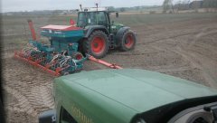 Fendt 822 oraz Fendt 926 + Sulky