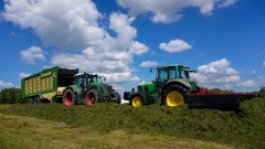 Fendt 922 + Krone zx 430 Gd + Johndeere 6920