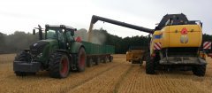 Fendt 927 Vario & New Holland CX8080 Elevation