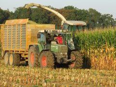 Fendt Favorit 514c&Veenhuis, Claas Jaguar 870