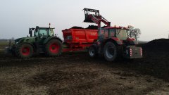 Fendt vario 718 z rorzutnikiem brochard