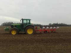 John Deere 6830P & Akpil KM 180