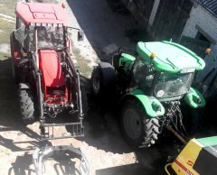 Farmer F-8244 C2 & Deutz-Fahr 5105.4 G HD