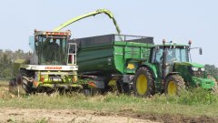 Claas 800 & JohnDeere 6115 & Wielton