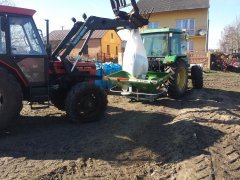 John Deere 2140 + Sipma Antek Zetor 7745