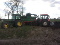 John Deere 2140 + Warfama N-218P + Zetor 7745 + Quicke 2300
