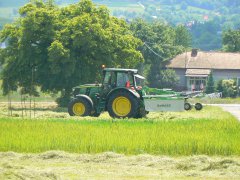 John Deere 6100rc//grabarka karuzelowa Samasz