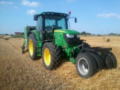 John Deere 6105 R + 545