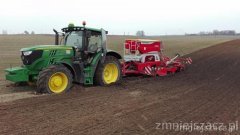 John Deere 6145R + Pottinger Terrasem R3