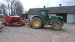 John deere 6150m i vaderstad rapid