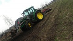 John Deere 6220 z talerzówką