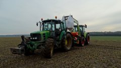 John Deere 6330 & Claas Arion 630